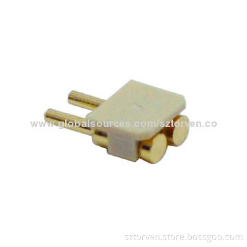 Pin header, 2.54mm machined pin surface mount type 2P with lift cap, in tape and reel packing